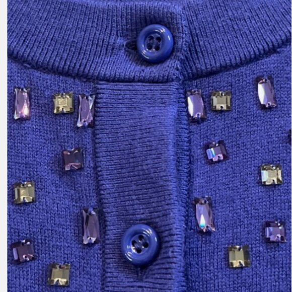 Kate Spade Women's Cardigan Sweater Jewels Size XS EUC - Picture 7 of 14